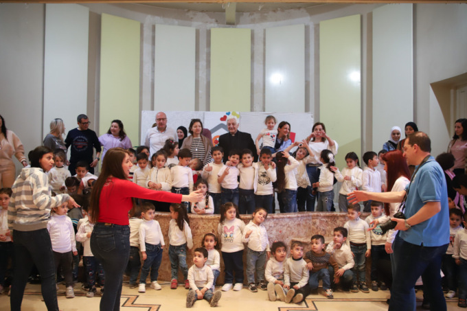 Un asilo per i bambini di Aleppo