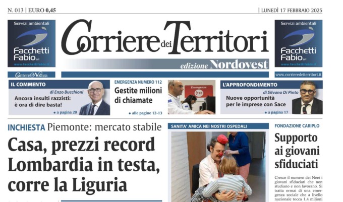 Questa settimana nelle edicole il nuovo numero del Corriere dei Territori!