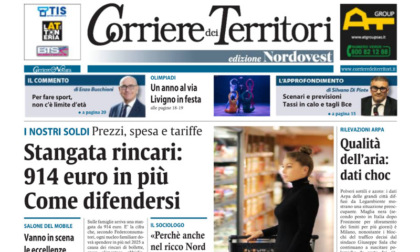 E' in edicola da oggi, lunedì 10 febbraio, il nuovo Corriere dei Territori