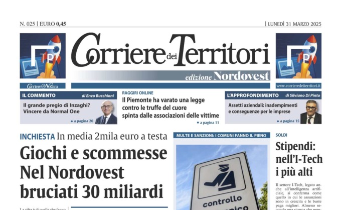 Giochi e scommesse nel Nord Ovest: il Corriere dei Territori questa settimana si occupa di azzardo