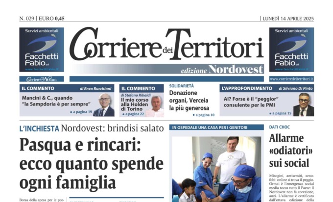 Nelle edicole del Nord Ovest c’è il nuovo numero del Corriere dei Territori!