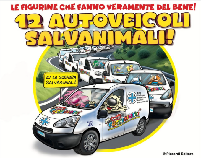 Con gli Amici cucciolotti gli album di figurine diventano solidali