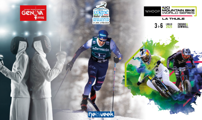 Dopo il successo di Cogne, Netweek sarà Official Local Media Partner  & Sponsorship di importanti eventi internazionali a La Thuile e Genova