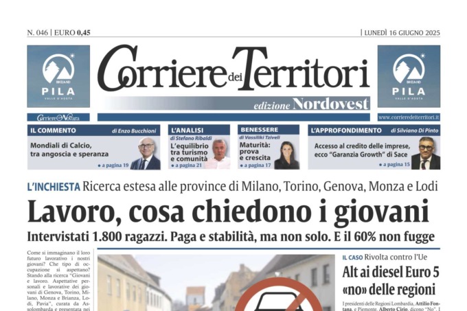 Giovani e lavoro è il tema dell’inchiesta di questo numero del Corriere dei Territori