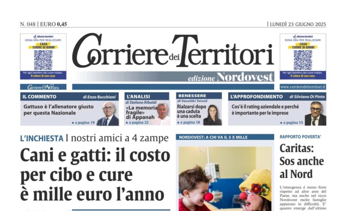 Animali da compagnia, quanto ci costano? L’inchiesta del nuovo Corriere dei Territori