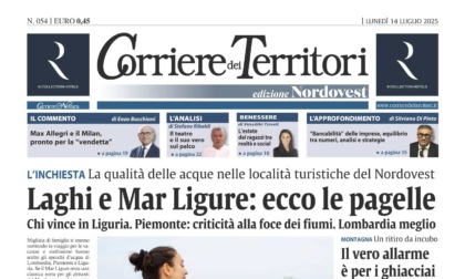 Le pagelle di laghi, mare e fiumi del Nordovest sul nuovo Corriere dei Territori