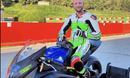 Anche dopo l'incidente Christian continua ad andare in moto: "Sogno un campionato per disabili"