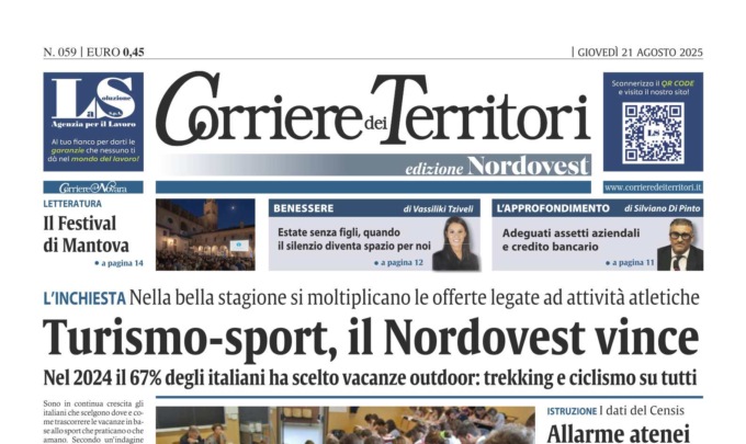 Quando lo sport promuove il territorio: l’inchiesta sul nuovo Corriere dei Territori
