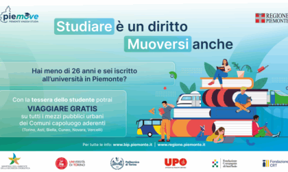 In Piemonte gli studenti universitari viaggiano gratis con “Piemove”