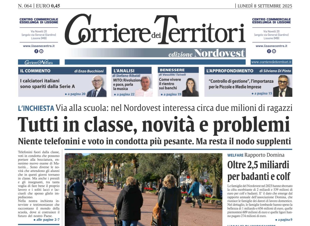 Sul nuovo Corriere dei Territori si parla di scuola, tra nuove riforme e vecchi problemi