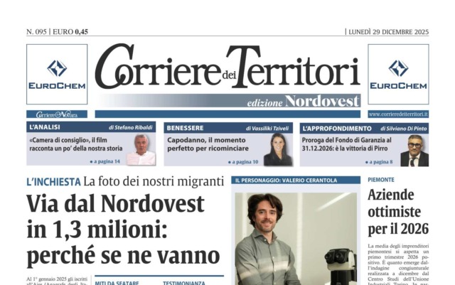 Sul nuovo Corriere dei Territori la foto dei nostri migranti