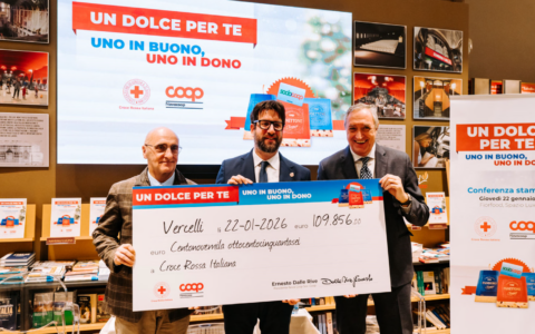 In Piemonte Nova Coop ha sostenuto la Croce rossa con un’iniziativa natalizia
