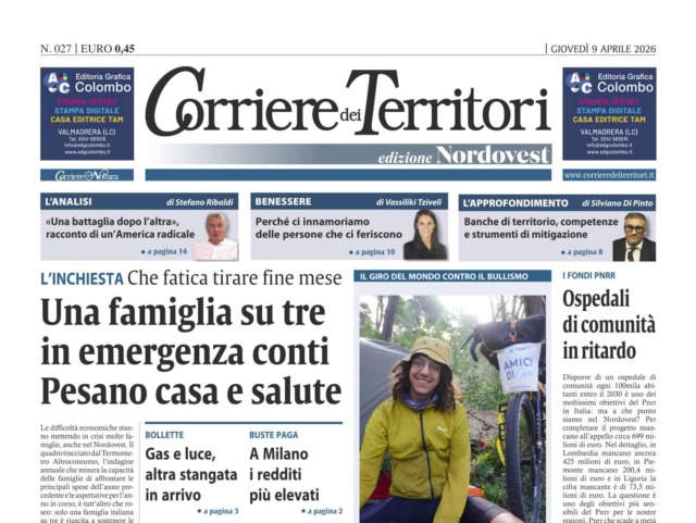 Due famiglie su tre faticano a far quadrare i conti: l’inchiesta del Corriere dei Territori