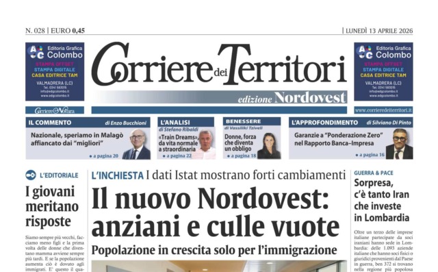 Anziani e culle vuote nel Nordovest: l’inchiesta della settimana sul Corriere dei Territori