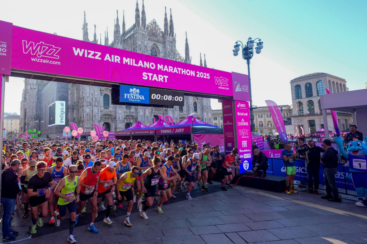 Milano sarà invasa da migliaia di runners da tutta Europa per la 24ª Wizz Air Milano Marathon