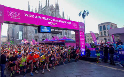 Milano sarà invasa da migliaia di runners da tutta Europa per la 24ª Wizz Air Milano Marathon
