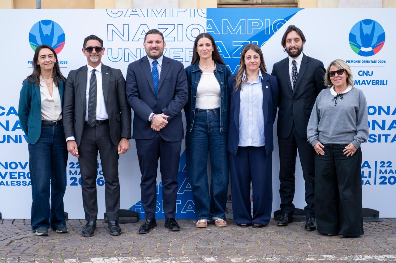 A Novara tra un mese il via ai Campionati Nazionali Universitari di primavera: la presentazione in piazza