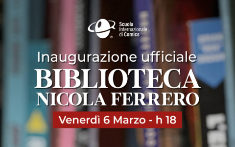 Una nuova biblioteca per la scuoal internazionale Comics di Torino