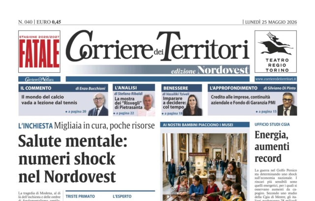 Questa settimana sul Corriere dei Territori si parla di salute mentale: come stiamo nel Nordovest?