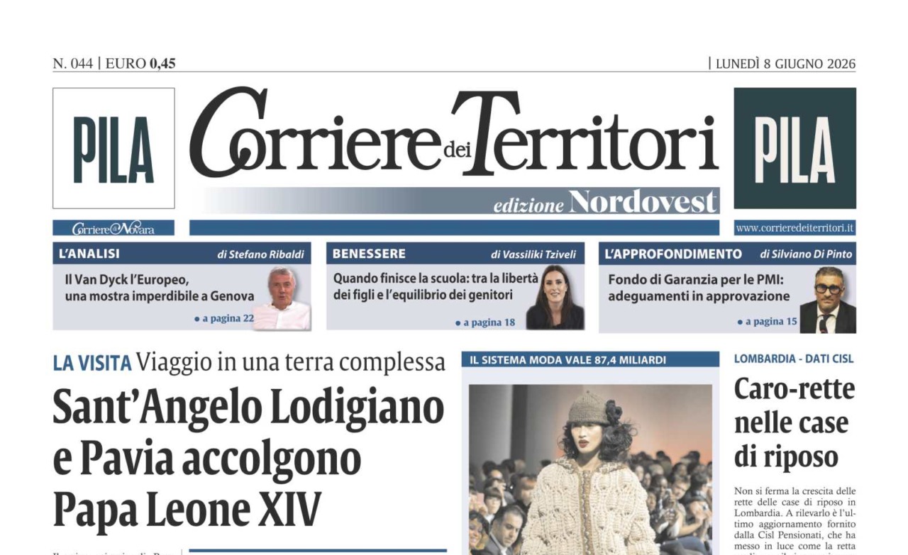 Sul nuovo Corriere dei Territori un approfondimento sul primo viaggio del Papa nel Nordovest