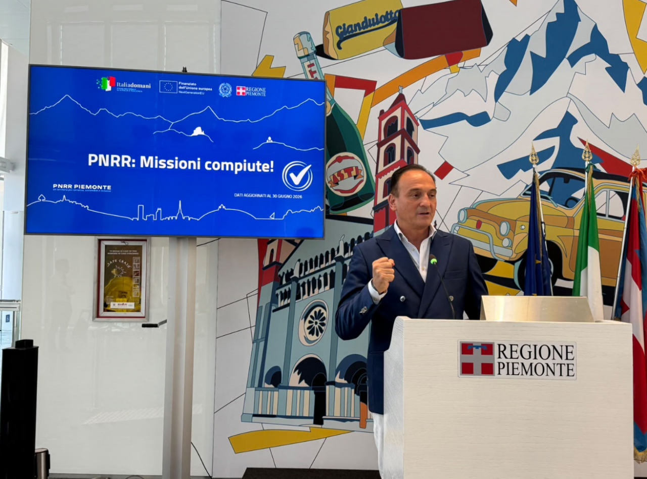 Pnrr: il Piemonte centra il 100%  degli obiettivi; 35 milioni di premio