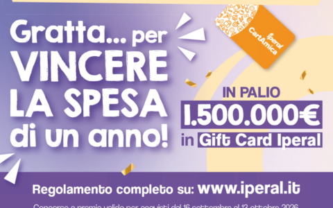 Iperal festeggia i 40 anni con un grande concorso