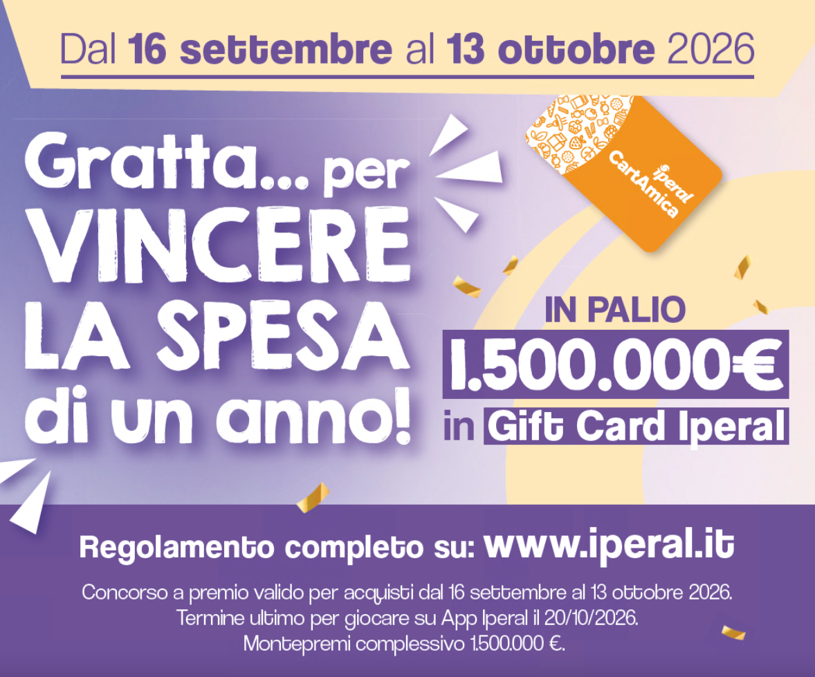 Iperal festeggia i 40 anni con un grande concorso