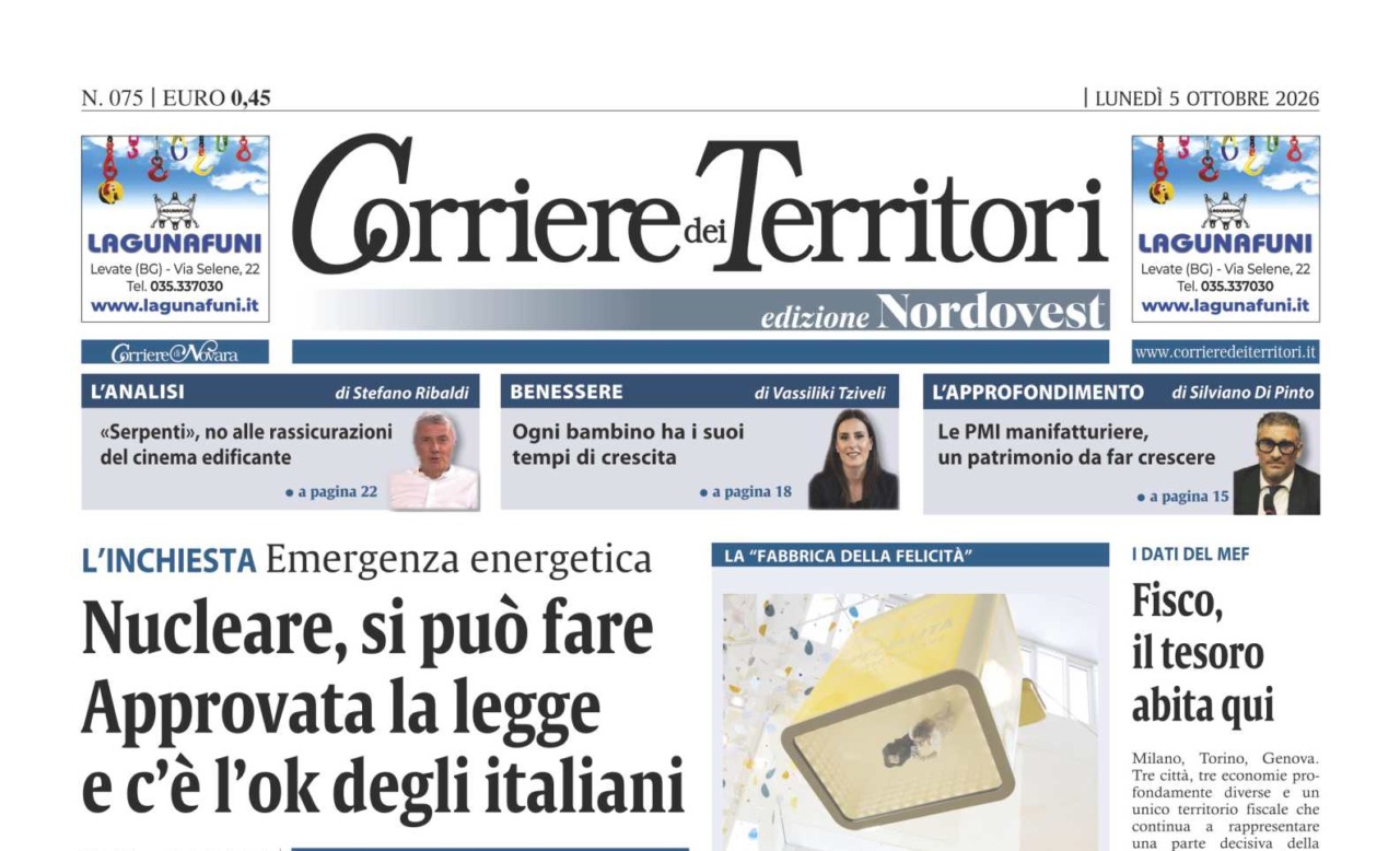 Emergenza energetica, il nucleare si può fare: la nuova inchiesta sul Corriere dei Territori