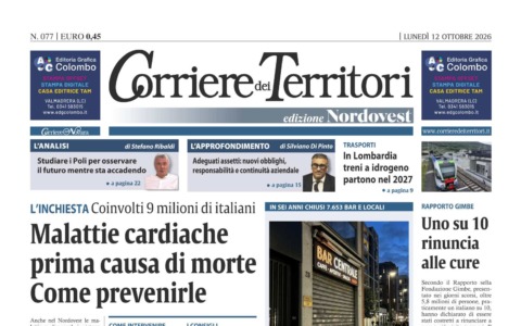 Sul nuovo Corriere dei Territori parliamo di patologie cardiovascolari, la prima causa di morte in Italia