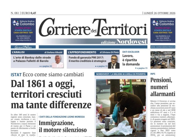 Come sono cresciute le nostre Regioni dal 1861? L’inchiesta sul Corriere dei Territori