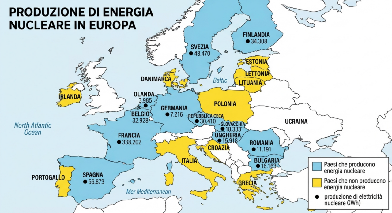 Generato il 23,3% dell’elettricità reattori francesi da primato